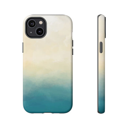 海と砂のグラデーションケース：iPhone、Galaxy、Google Pixelデバイス用ビーチ風スマホケース