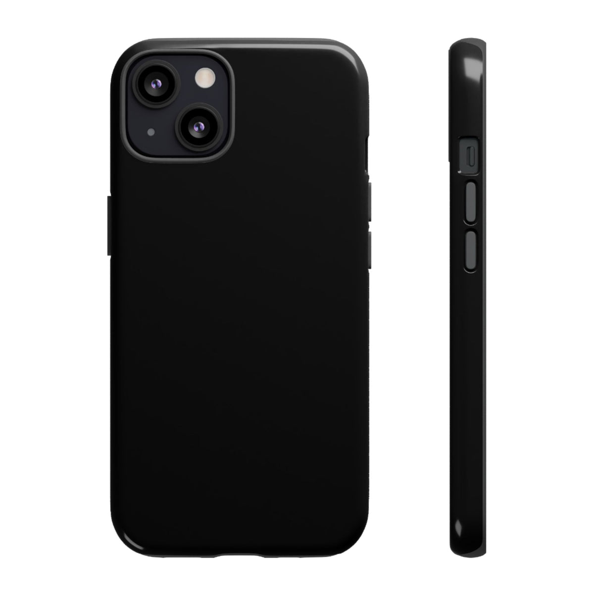 Space Black: Pure black phone case for iPhone, Samsung Galaxy and Google Pixel devices