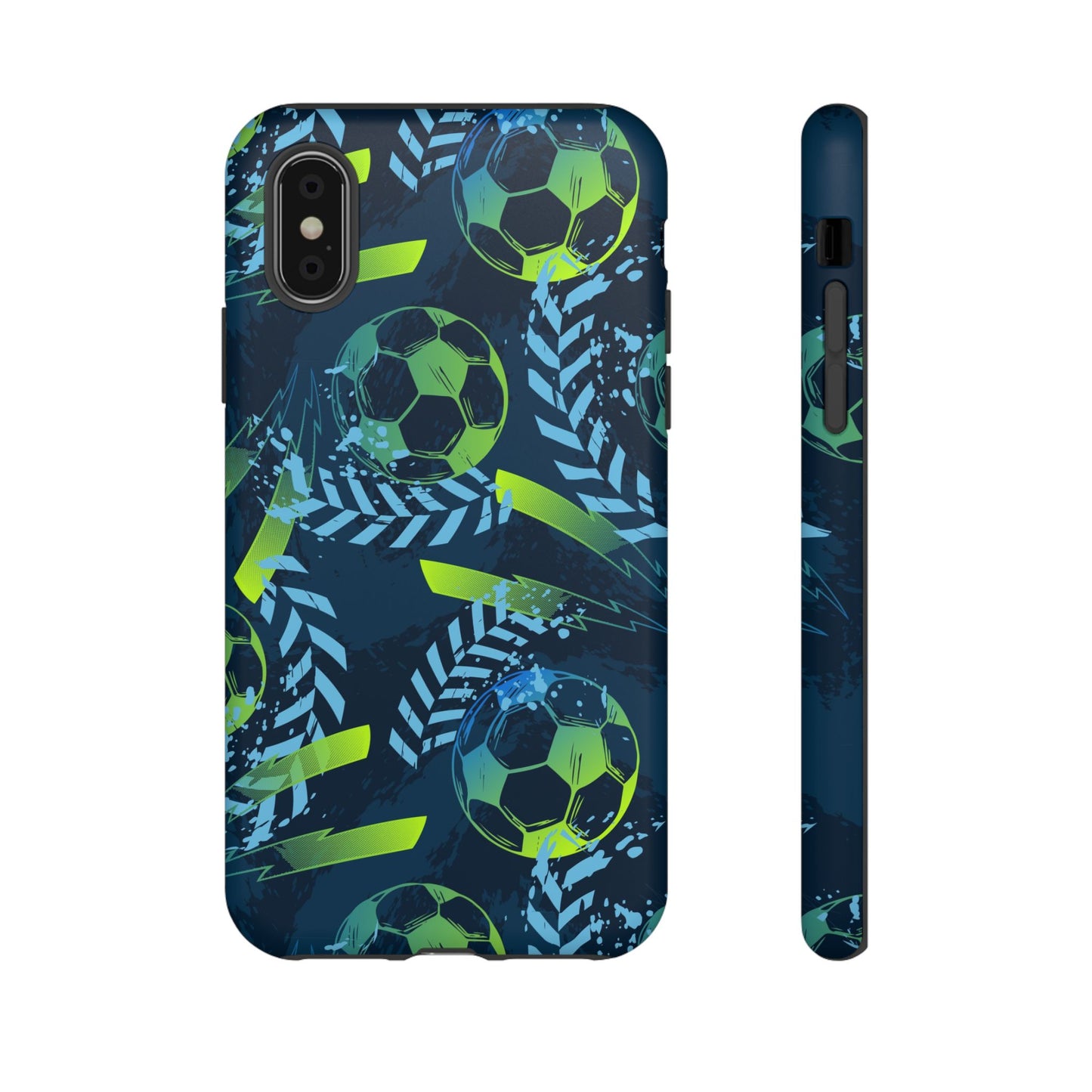 Football: Protective phone case for iPhone, Samsung Galaxy and Google Pixel phones