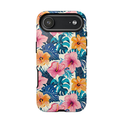 Hibiscus Bloom: Cute Floral Phone Case for iPhone, Samsung and Google Pixel