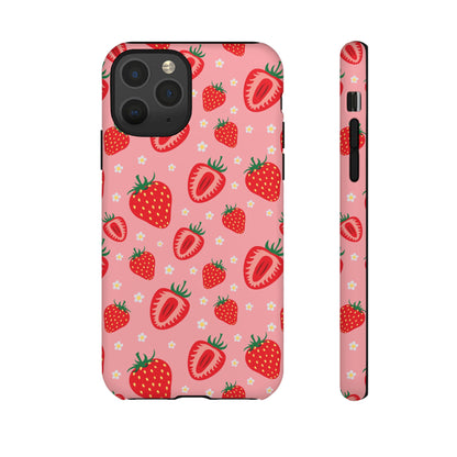 Berry Strawberry: Fruit-inspired phone case for iPhone, Samsung Galaxy and Google Pixel devices