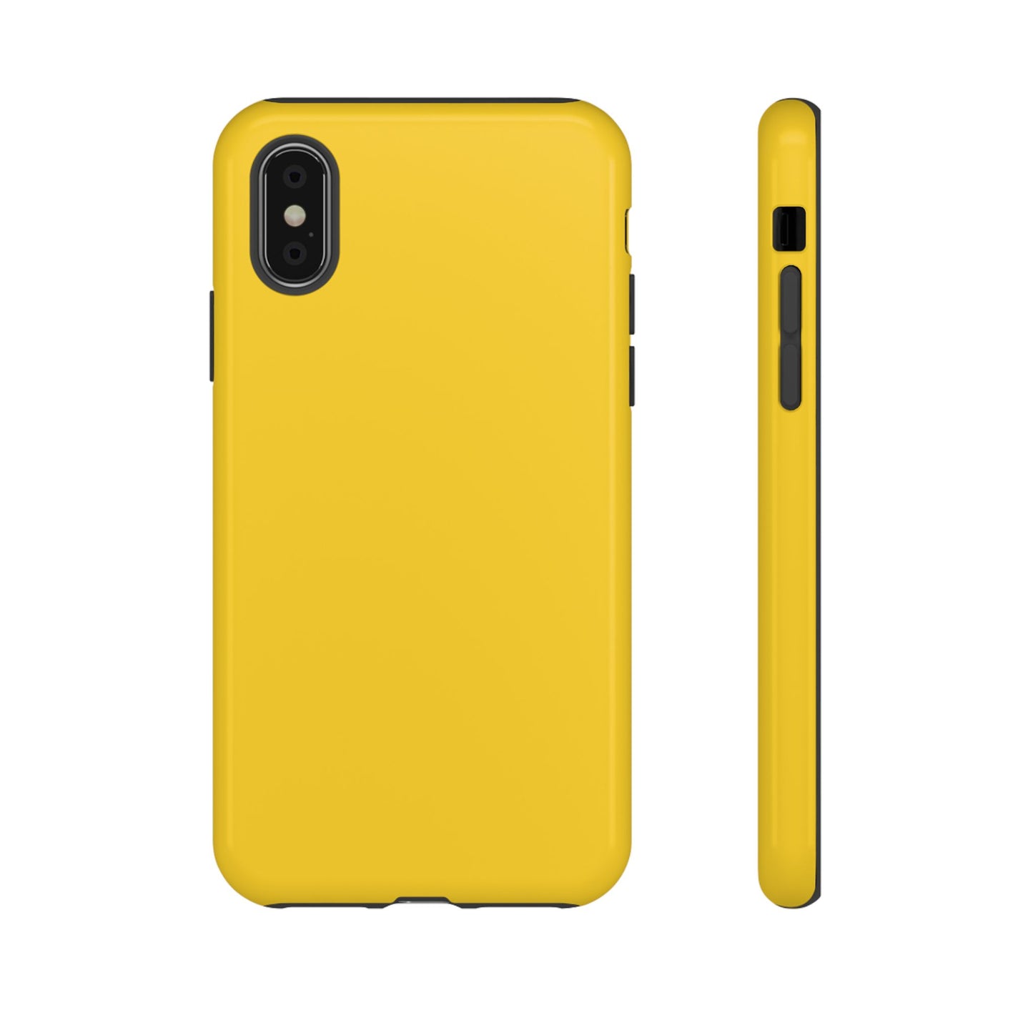 Luscious Yellow: Plain Sunburst-Inspired Color for iPhone, Samsung Galaxy and Google Pixel devices