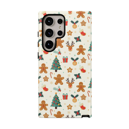 Gingerbread Holidays: Xmas-themed phone case for iPhone, Samsung and Google Pixel