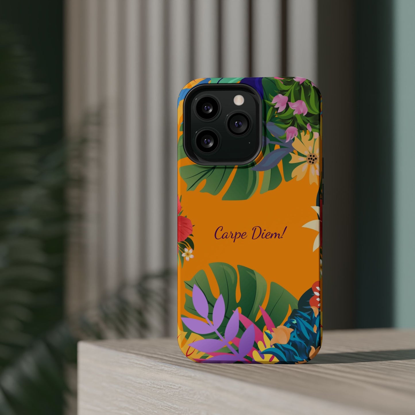 Carpe Diem: Colorful MagSafe Phone Case for iPhone