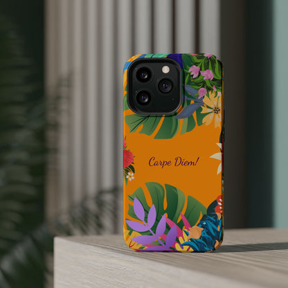 Carpe Diem: Colorful MagSafe Phone Case for iPhone