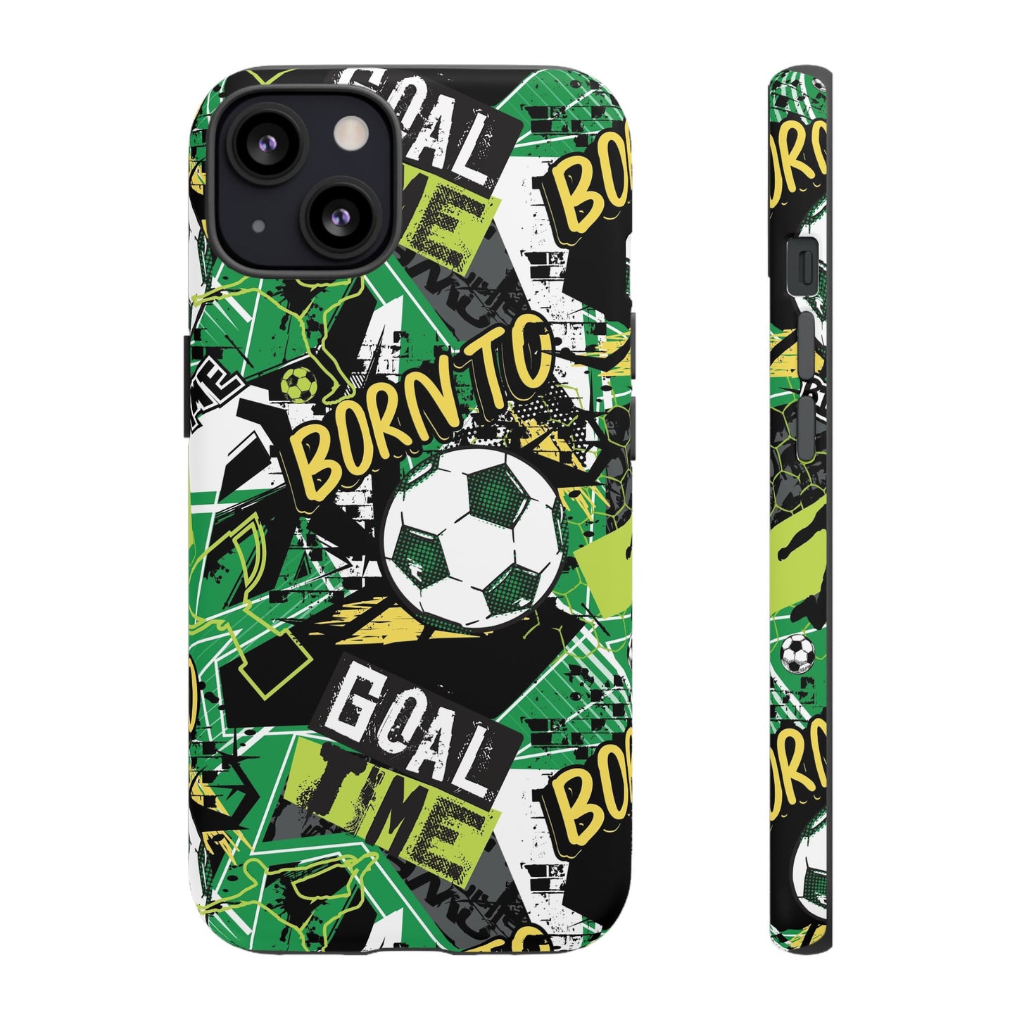 Born to Goal: Football-inspired phone case for iPhone and Samsung Galaxy