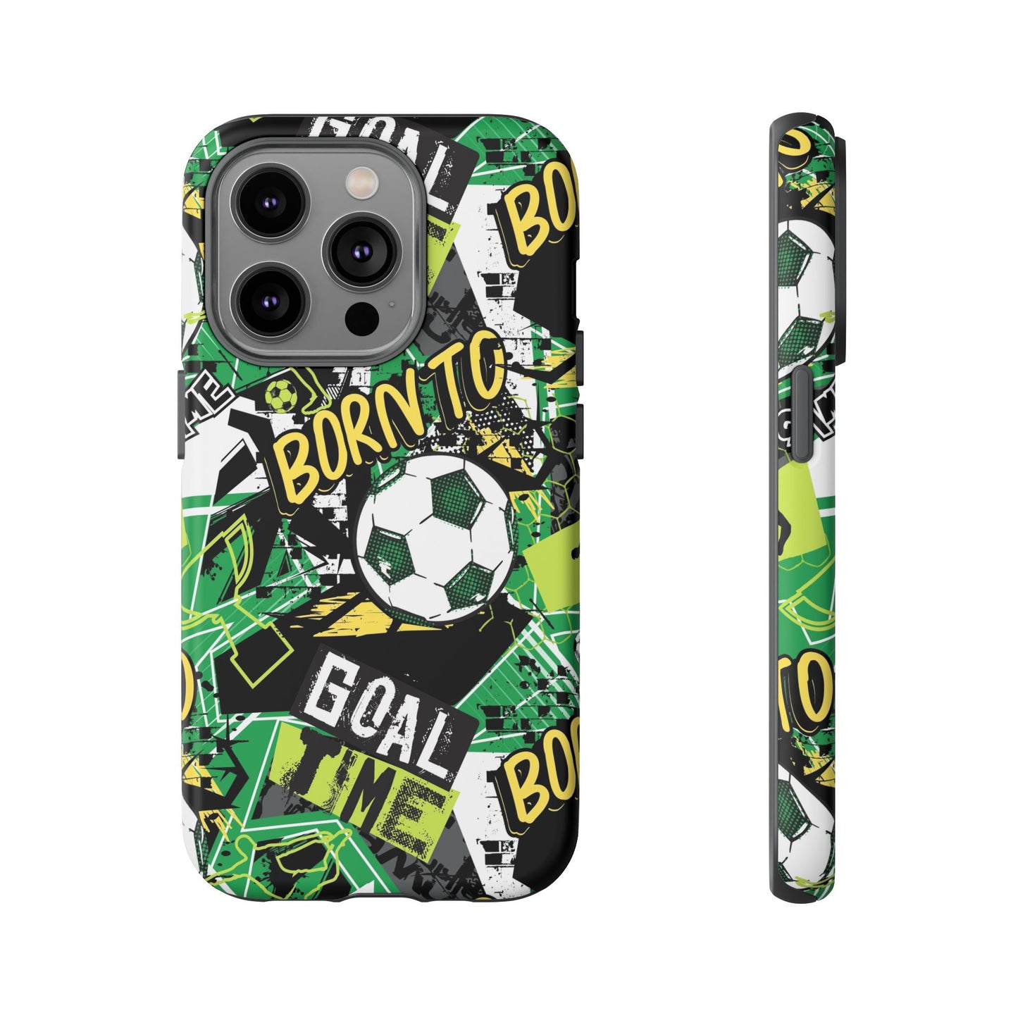 Born to Goal: Football-inspired phone case for iPhone and Samsung Galaxy