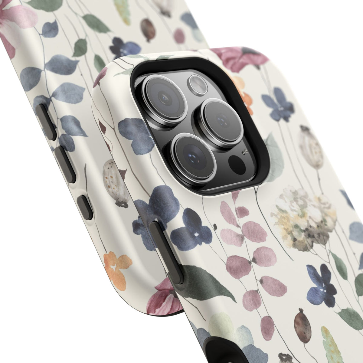 Floral prints phone case for iPhone (MagSafe version)