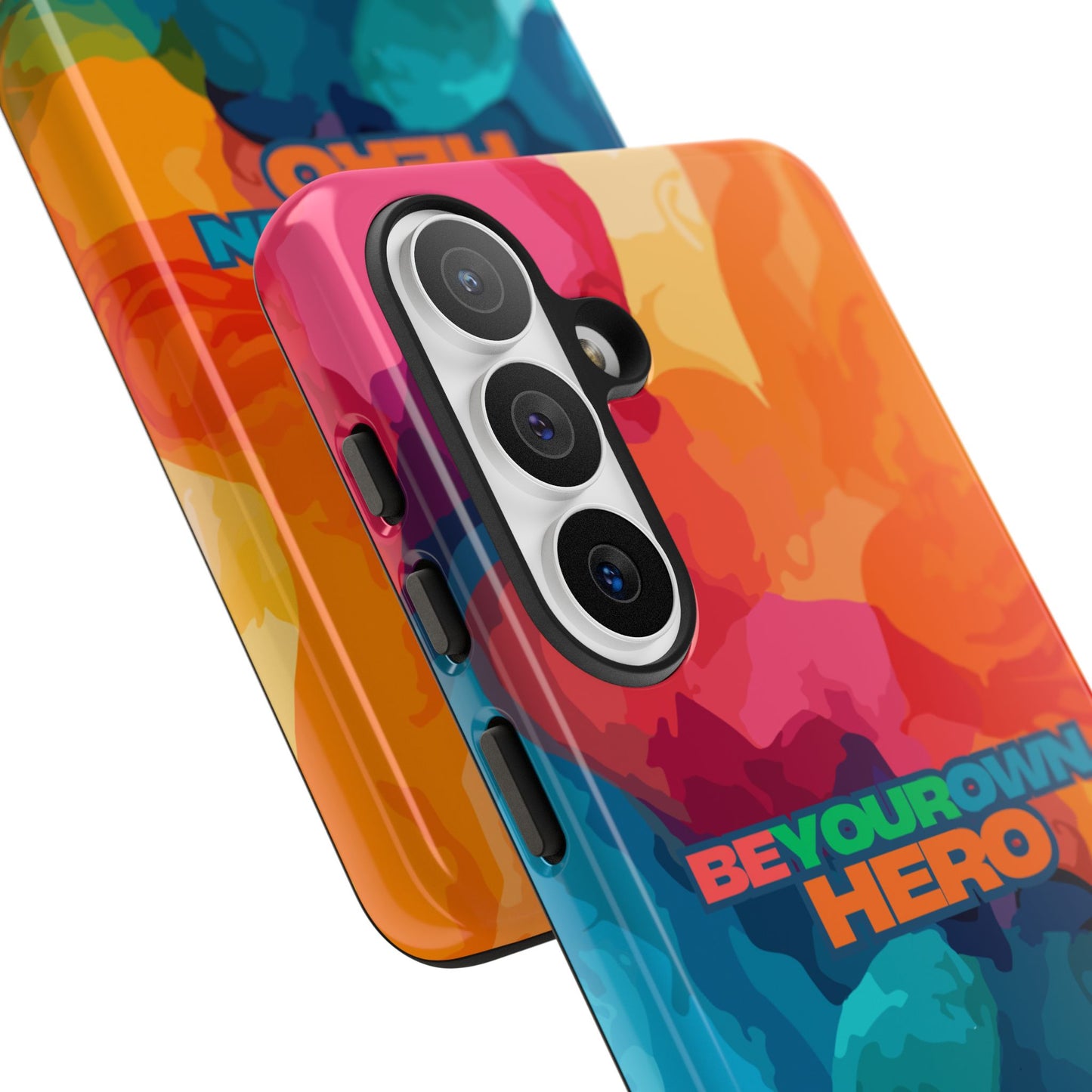 Be Your Own Hero: Inspiring Quote Phone Case for iPhone, Samsung Galaxy and Google Pixel