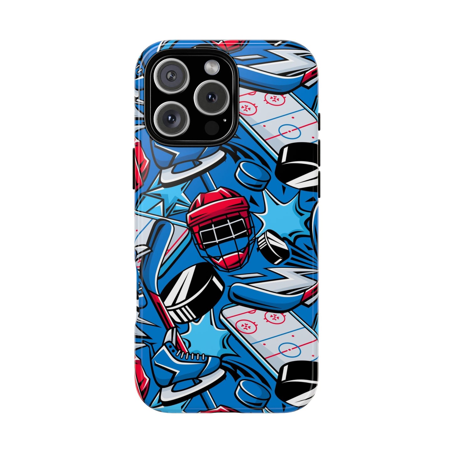 Ice Hockey PowerPlay: Sports-Inspired Phone Case for iPhone, Samsung Galaxy and Google Pixel devices