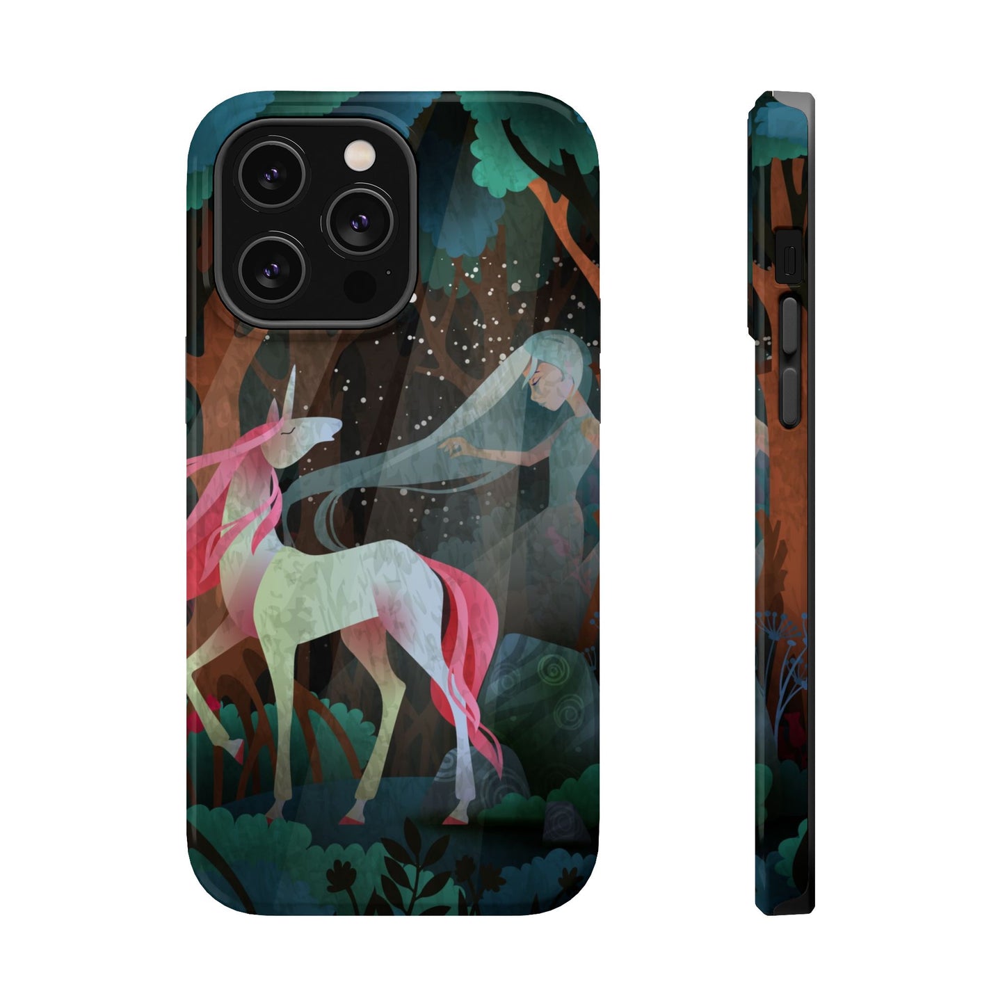 Fairy & Unicorn: Enchanted MagSafe Phone Case for iPhone