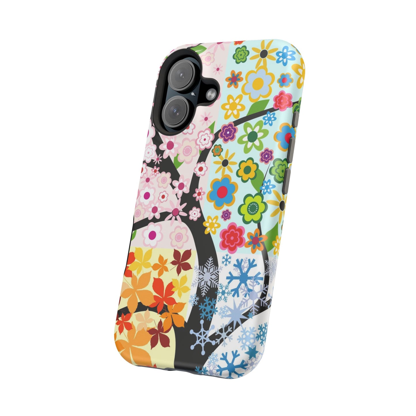 Four Seasons (MagSafe version): Fall, Winter, Spring and Summer inspired phone case for iPhone