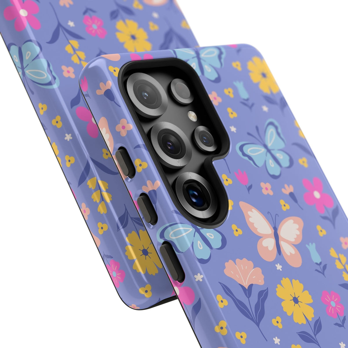 Lavender Butterflies: Tough Phone Case for iPhone, Samsung Galaxy and Google Pixel