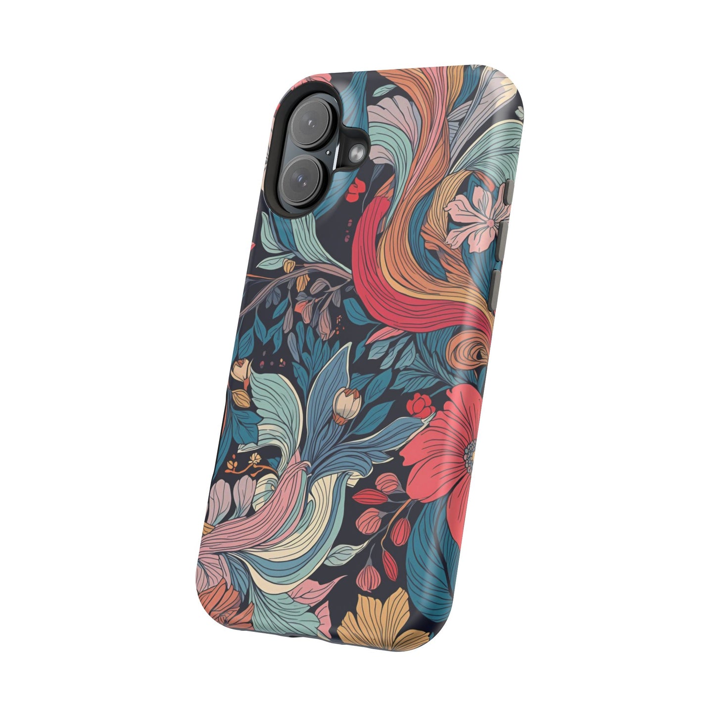 Floral Charm (MagSafe version): Fashion Phone Case for iPhone