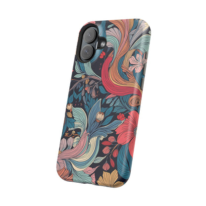 Floral Charm (MagSafe version): Fashion Phone Case for iPhone