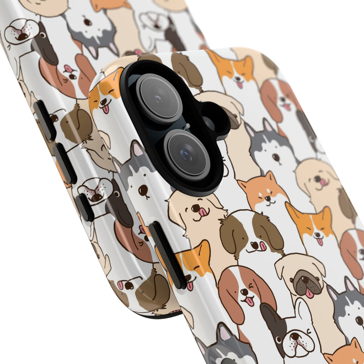 Cute Dogs Charm Phone Case for iPhone, Samsung Galaxy and Google Pixel devices