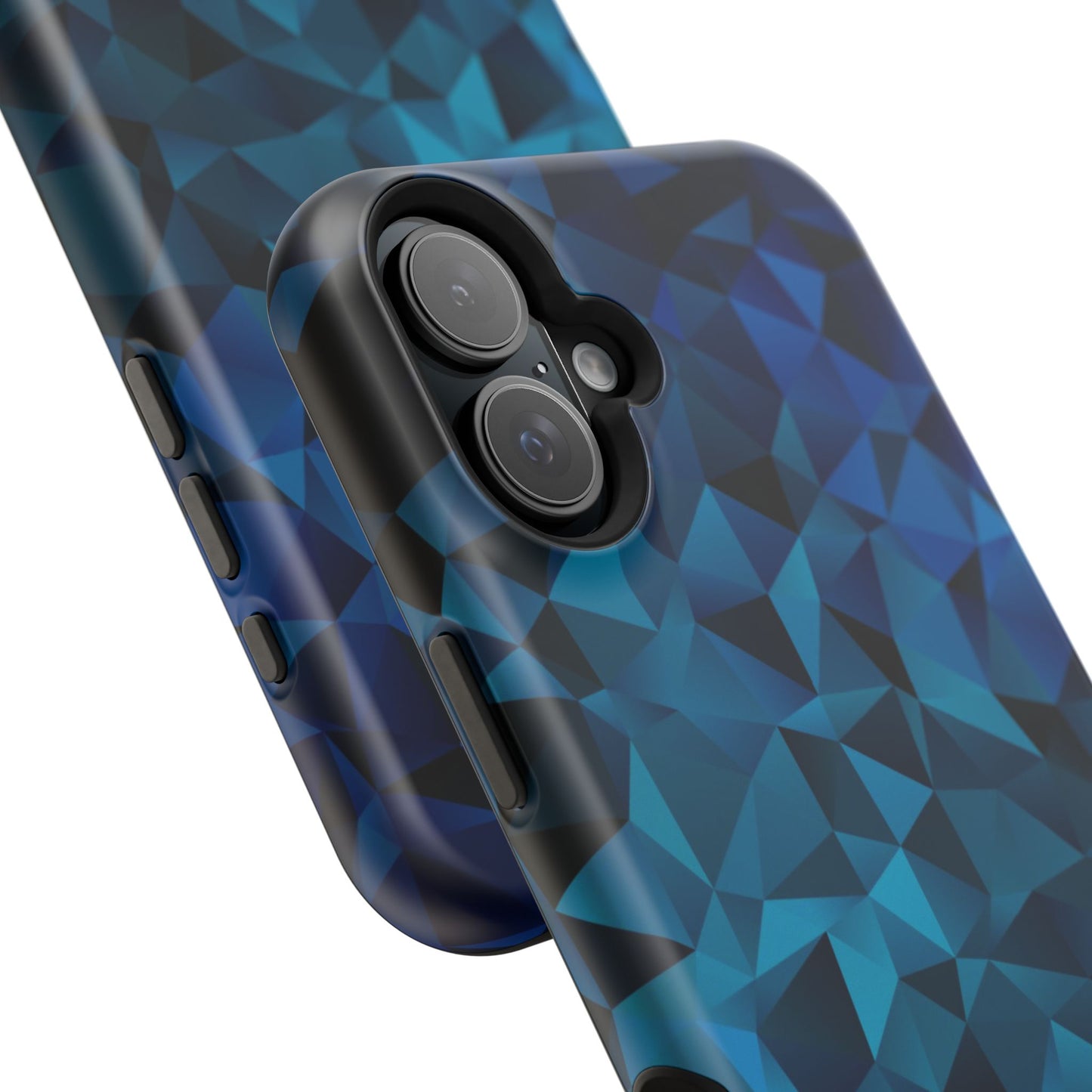 Blue Diamonds (MagSafe version): Elegant phone case for iPhone