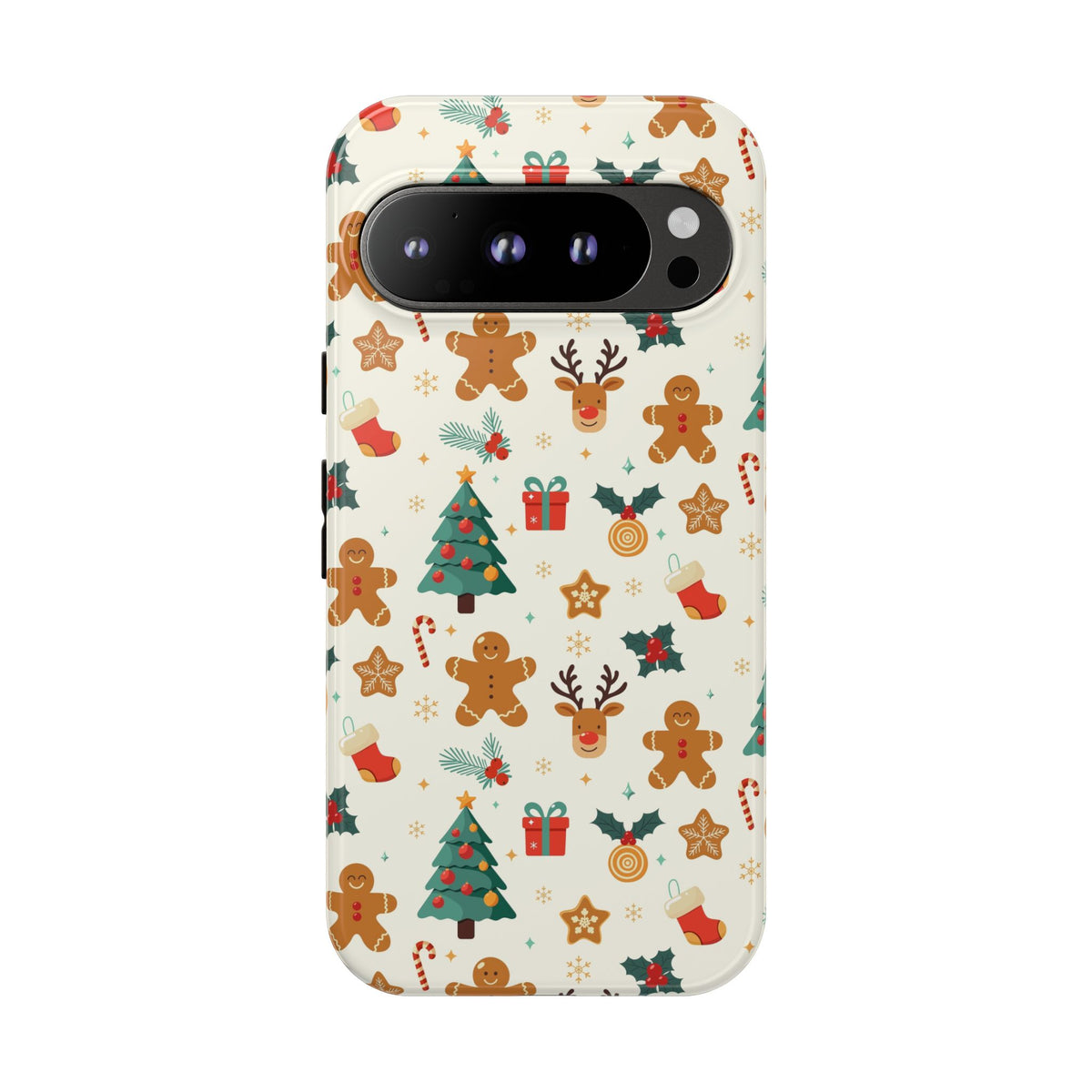 Gingerbread Holidays: Xmas-themed phone case for iPhone, Samsung and Google Pixel