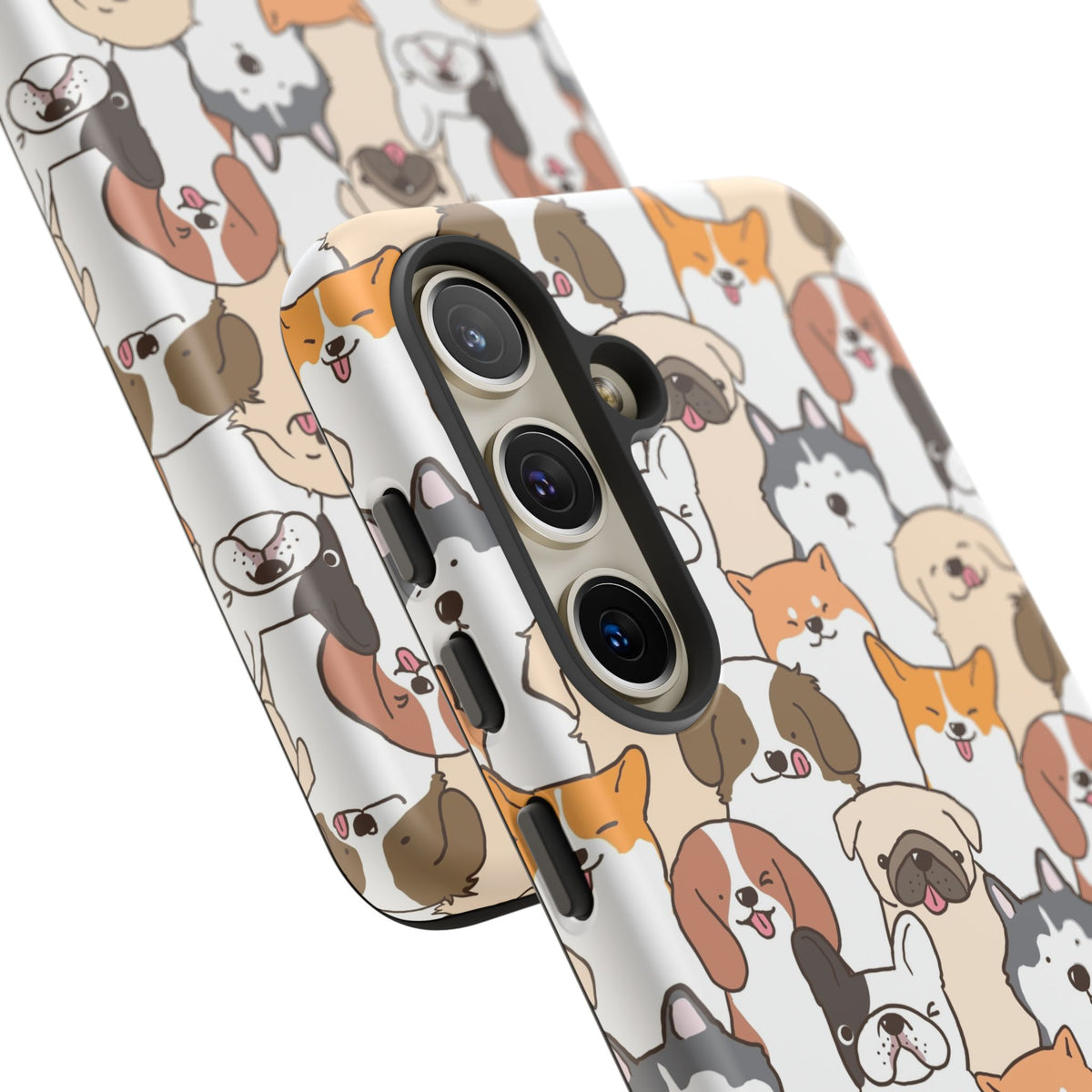 Cute Dogs Charm Phone Case for iPhone, Samsung Galaxy and Google Pixel devices