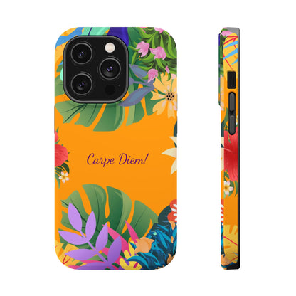 Carpe Diem: Colorful MagSafe Phone Case for iPhone