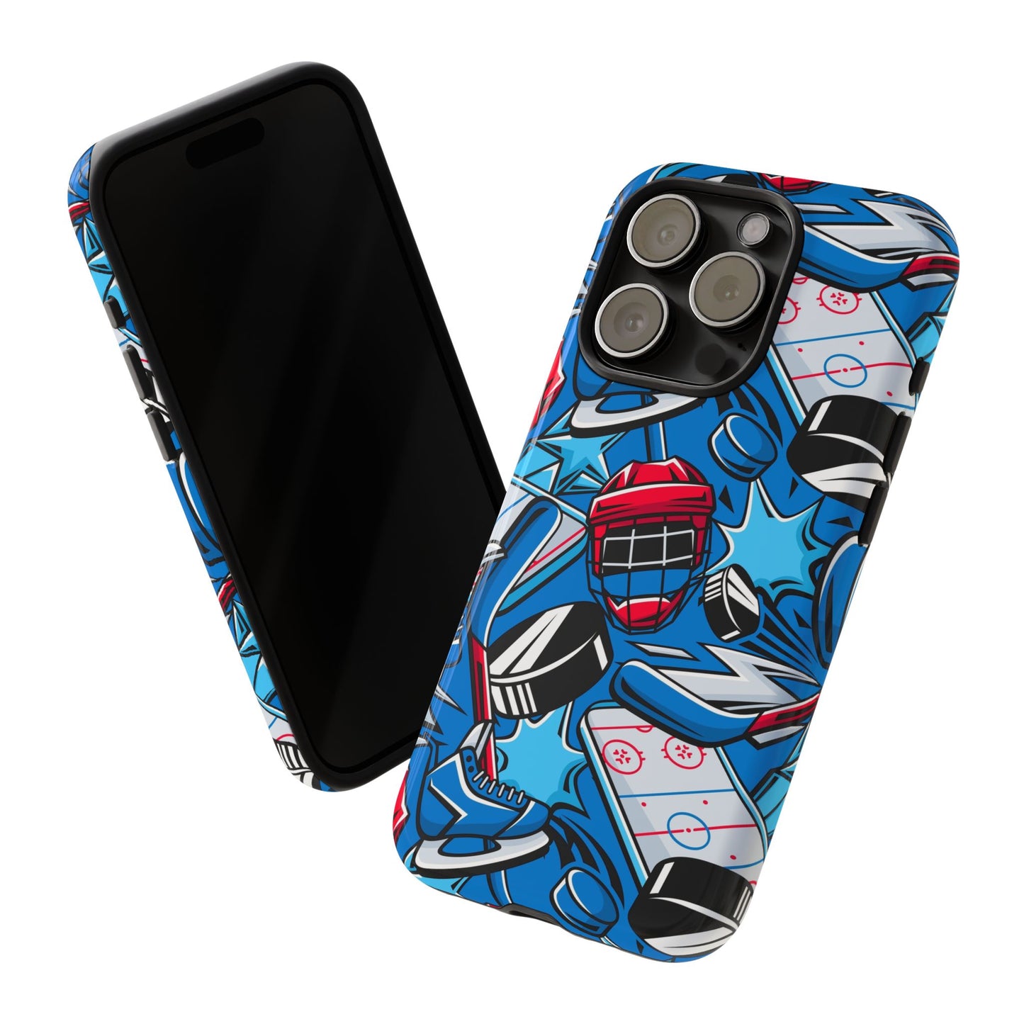 Ice Hockey PowerPlay: Sports-Inspired Phone Case for iPhone, Samsung Galaxy and Google Pixel devices