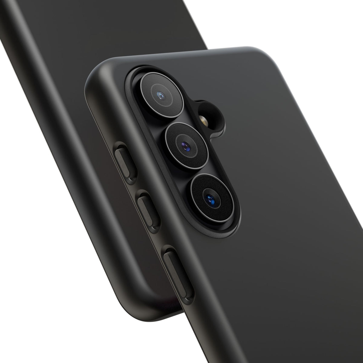Space Black: Pure black phone case for iPhone, Samsung Galaxy and Google Pixel devices
