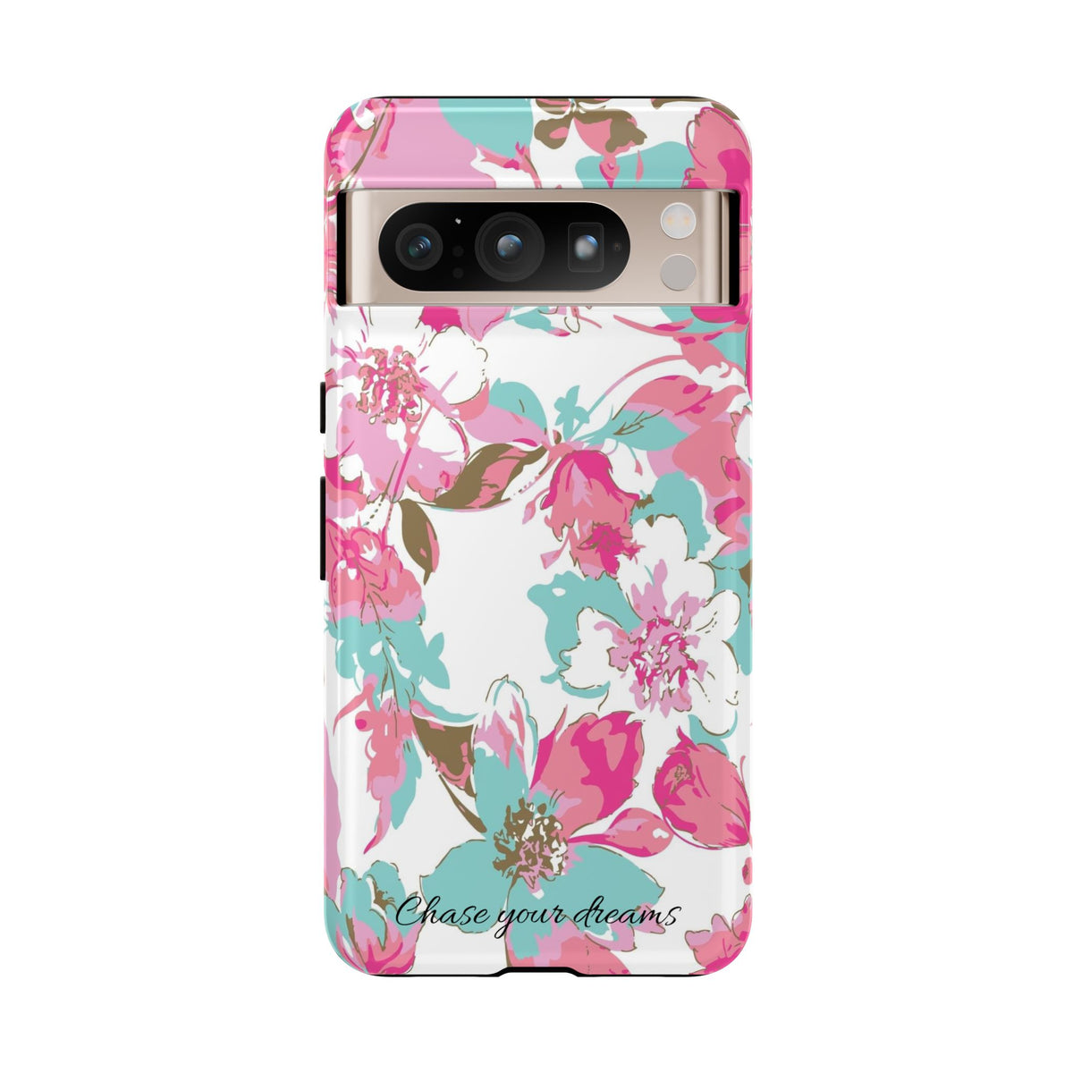 Chase your dreams: Artistic and elegant phone case for Apple iPhone, Samsung Galaxy and Pixel devices