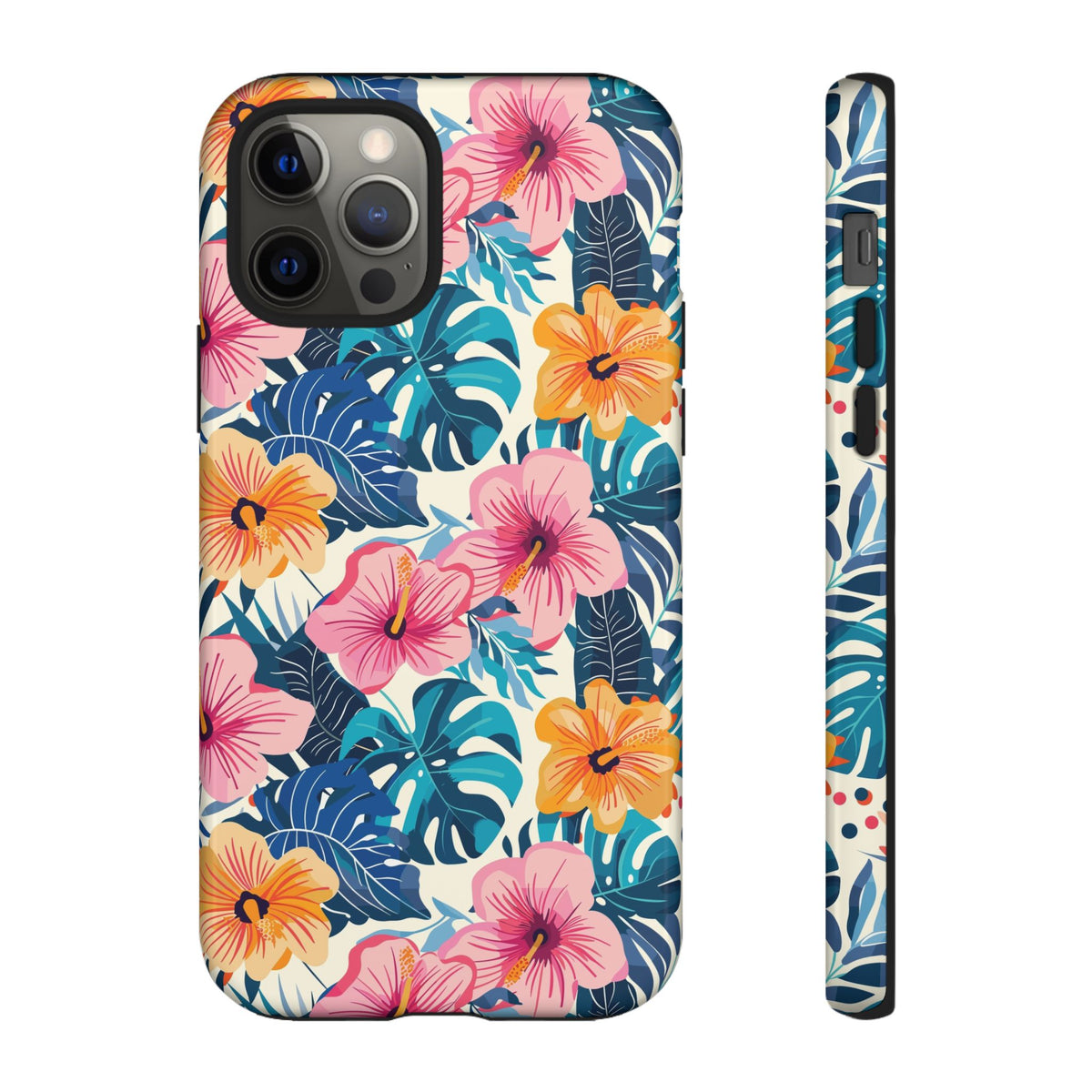 Hibiscus Bloom: Cute Floral Phone Case for iPhone, Samsung and Google Pixel