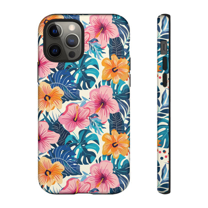 Hibiscus Bloom: Cute Floral Phone Case for iPhone, Samsung and Google Pixel