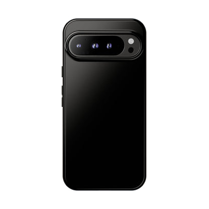 Space Black: Pure black phone case for iPhone, Samsung Galaxy and Google Pixel devices