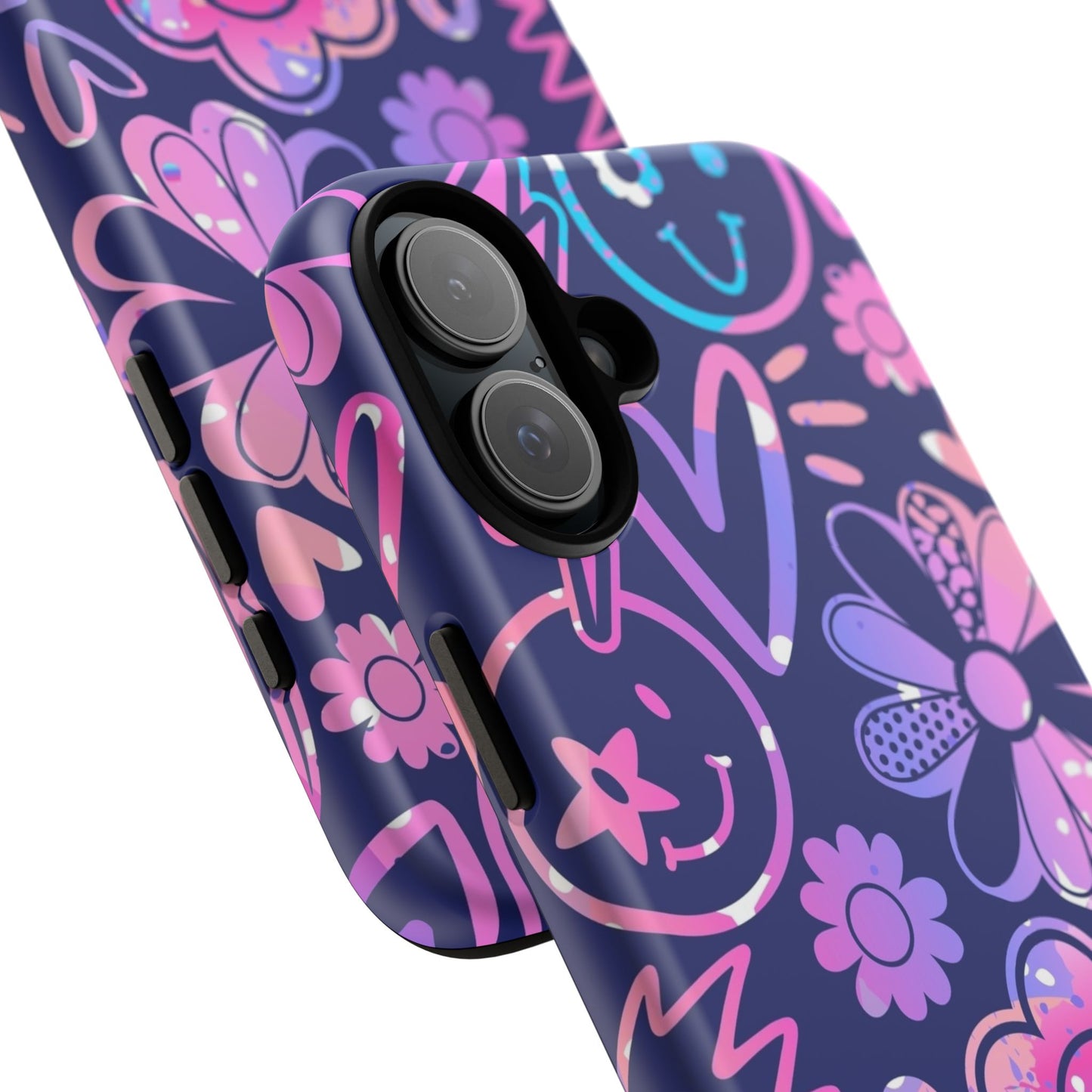 Live Inspired: Purple Tough Case for iPhone, Samsung Galaxy and Google Pixel devices