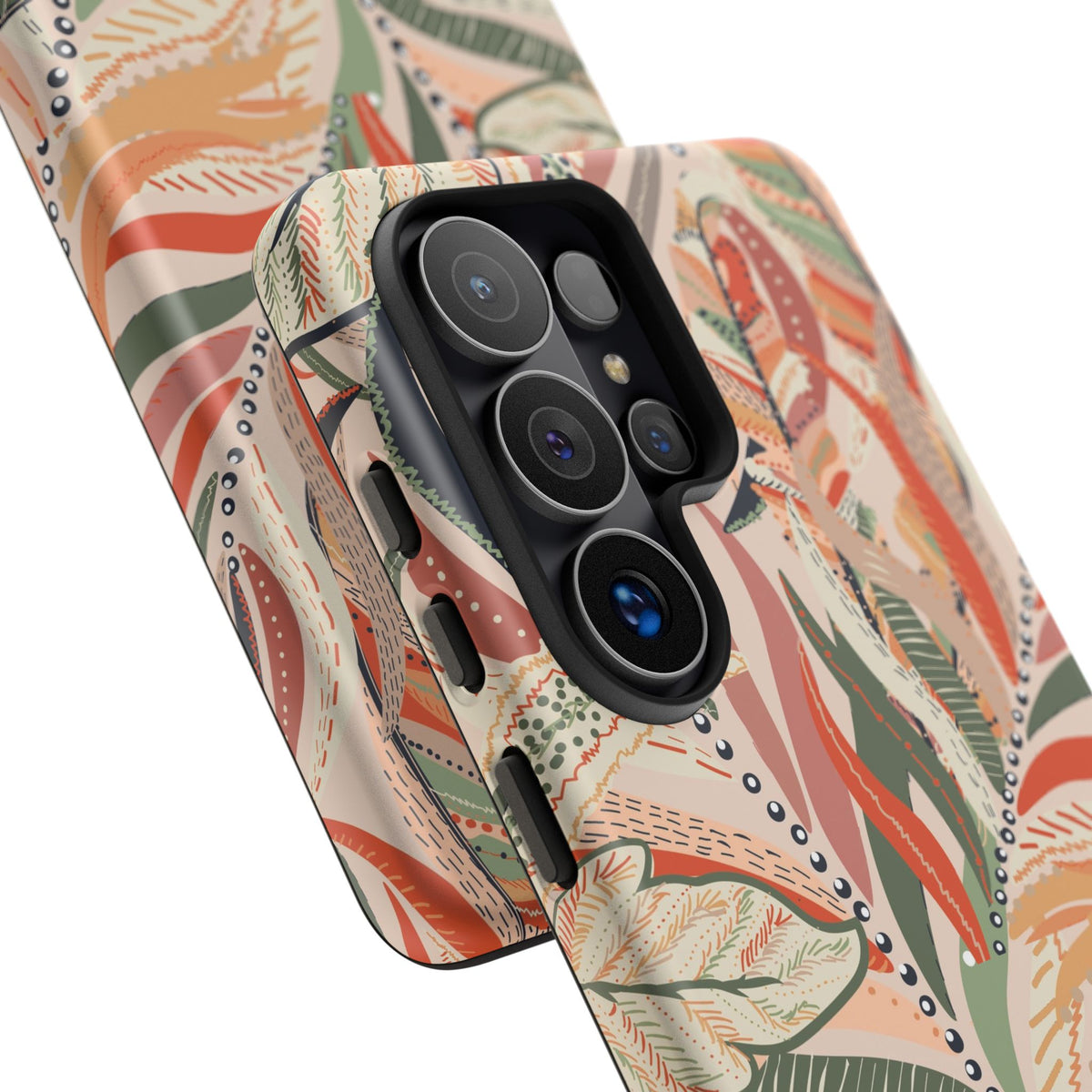 Terracotta Leaves Phone Case: Nature‑Inspired Art for iPhone, Samsung Galaxy and Google Pixel devices