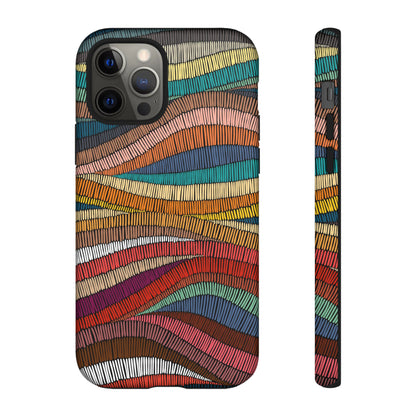Threaded Harmony: Tapestry-inspired Phone Case for iPhone, Samsung Galaxy and Google Pixel devices