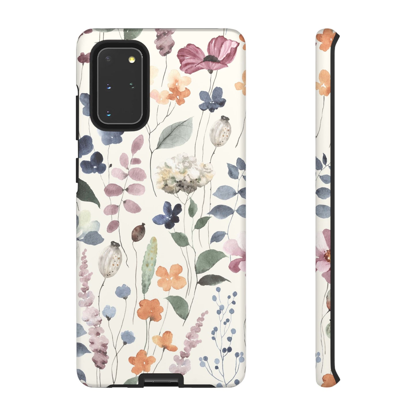 Floral prints phone case for iPhone, Samsung Galaxy and Pixel devices