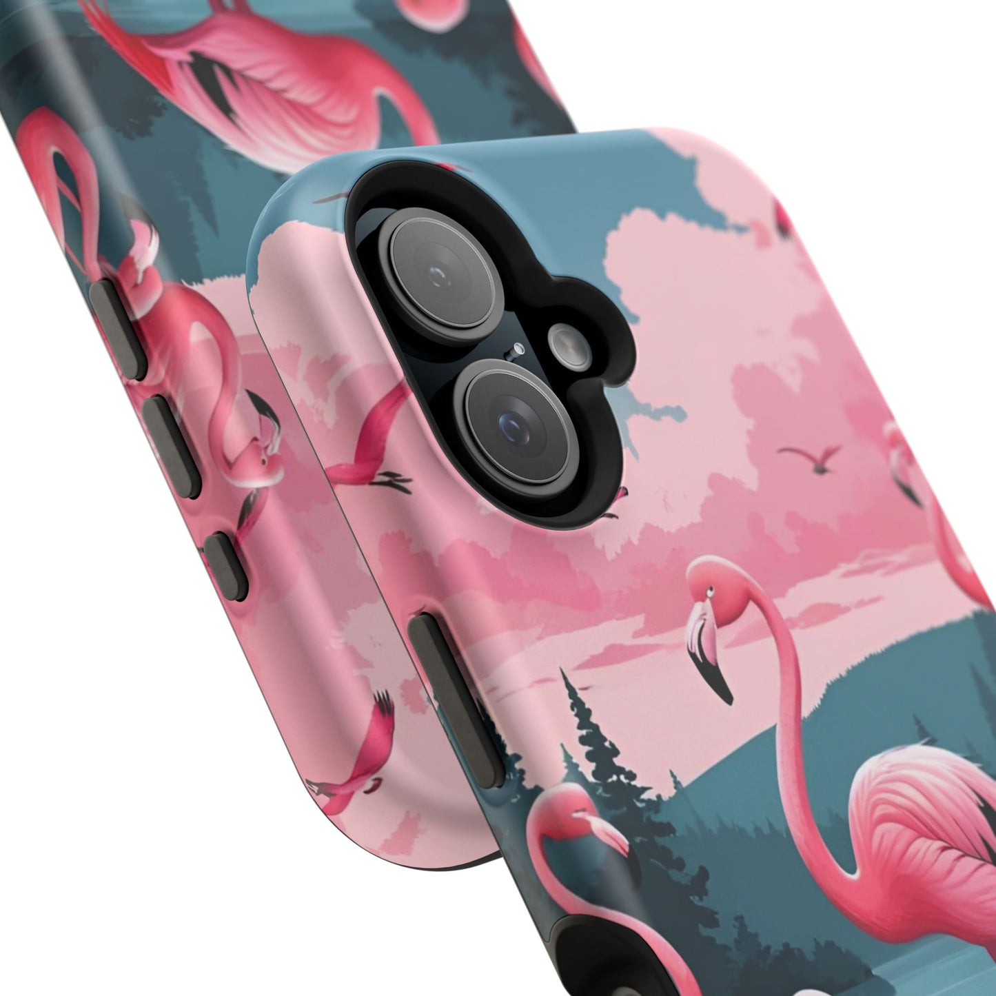 Velvet Skies Flamingo Case MagSafe phone case for Apple iPhone