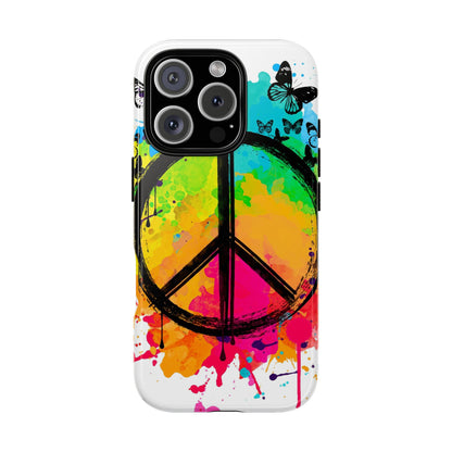 Peace Bloom: Inspiring Phone Case for iPhone and Samsung Galaxy