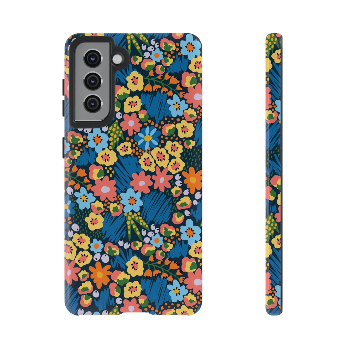 Bloom Burst: Color and Joy Themed Phone Case for iPhone, Samsung Galaxy and Google Pixel devices