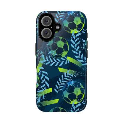 Football: Protective phone case for iPhone, Samsung Galaxy and Google Pixel phones