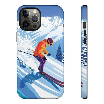 Glacier Rush: Ice Ski inspired phone case for iPhone, Samsung Galaxy and Google  Pixel devices