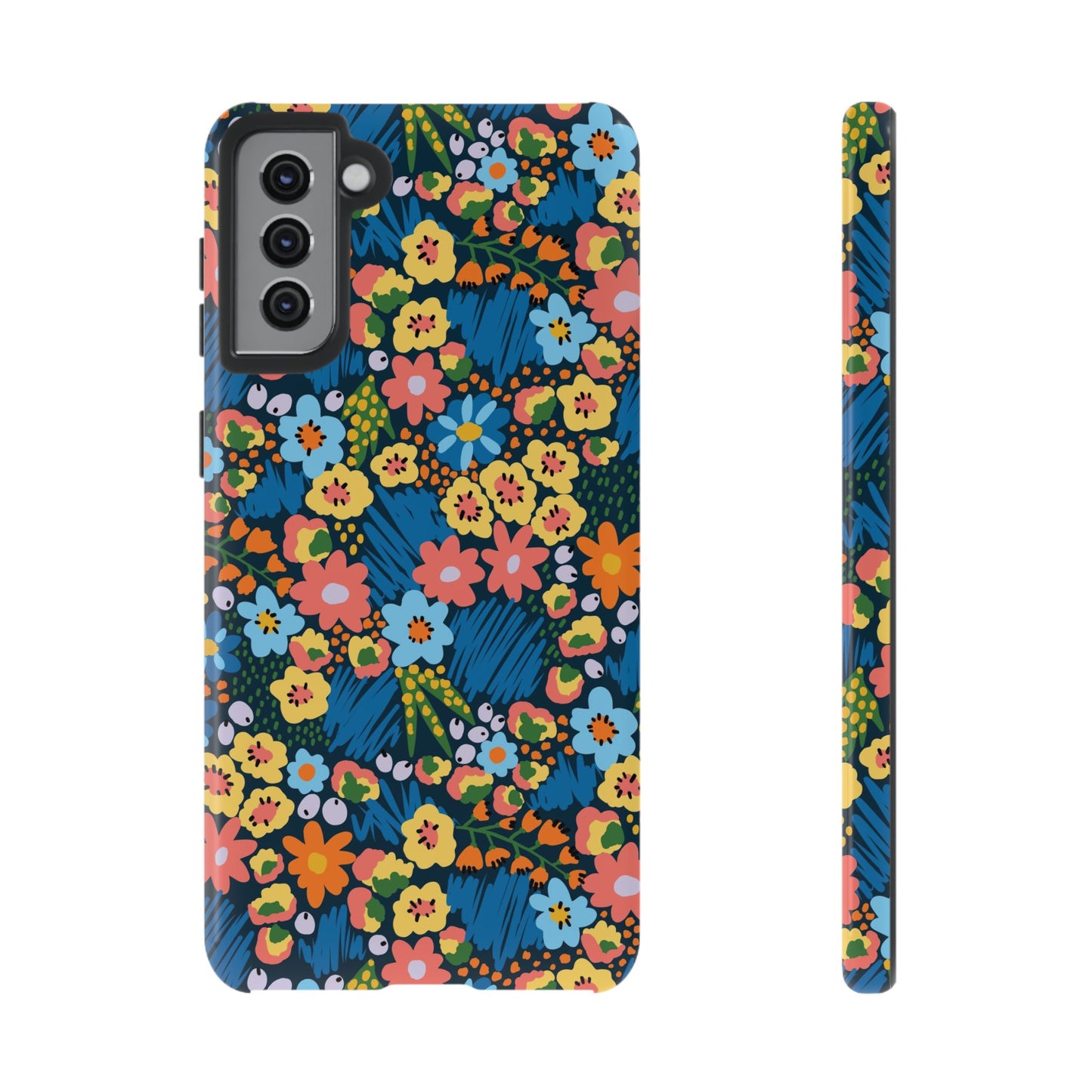 Bloom Burst: Color and Joy Themed Phone Case for iPhone, Samsung Galaxy and Google Pixel devices