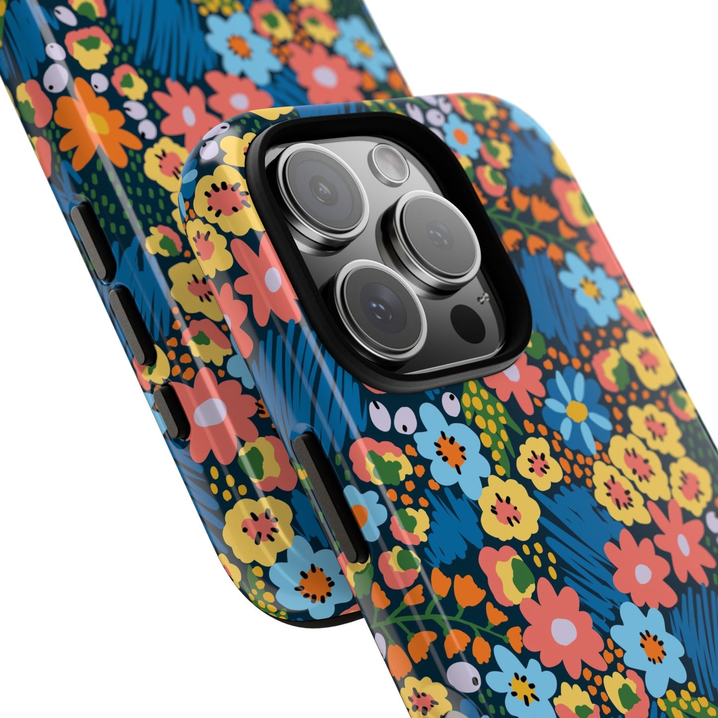 Bloom Burst: Color and Joy Themed Phone Case for iPhone, Samsung Galaxy and Google Pixel devices