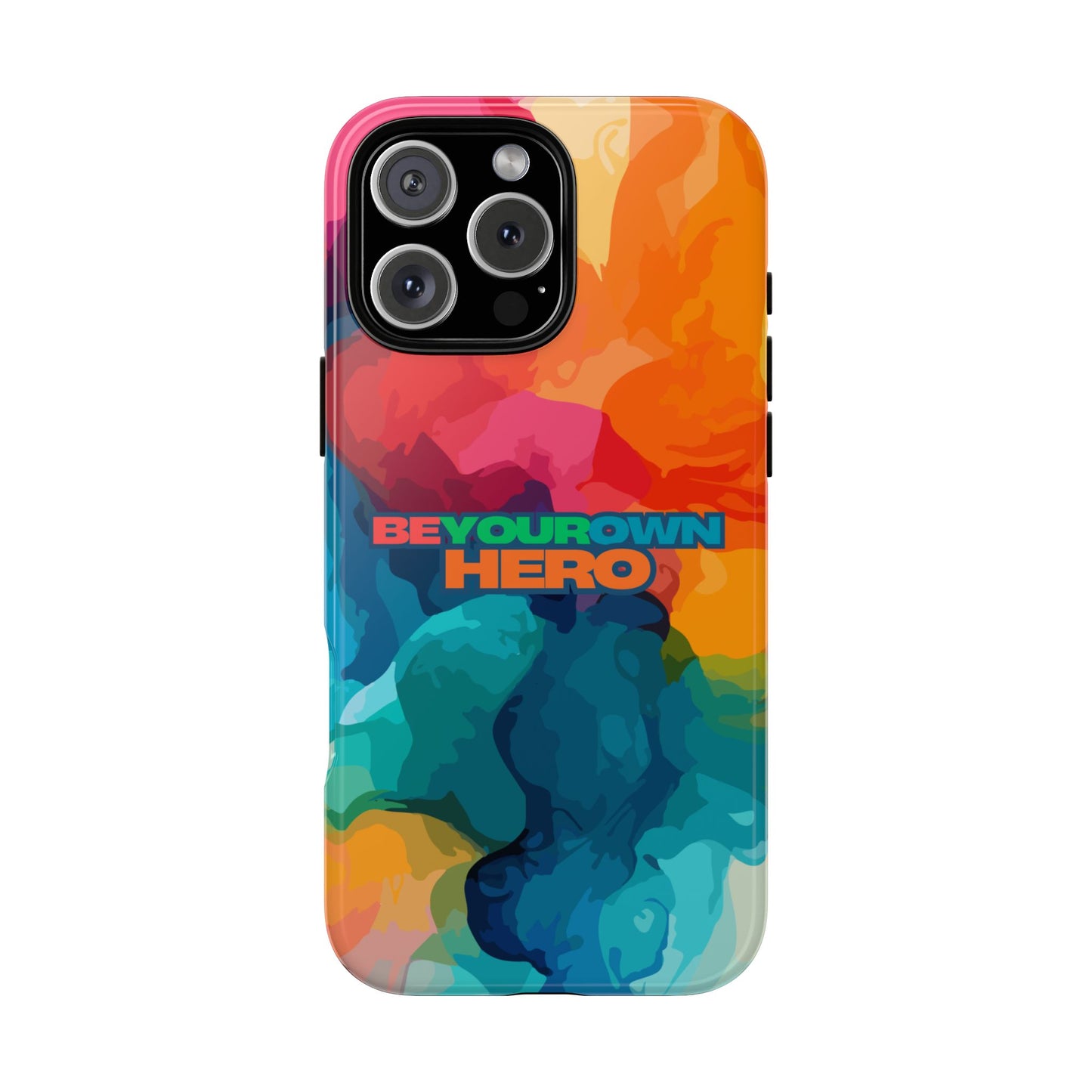 Be Your Own Hero: Inspiring Quote Phone Case for iPhone, Samsung Galaxy and Google Pixel