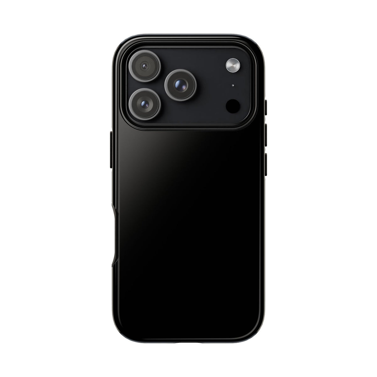 Space Black: Pure black phone case for iPhone, Samsung Galaxy and Google Pixel devices