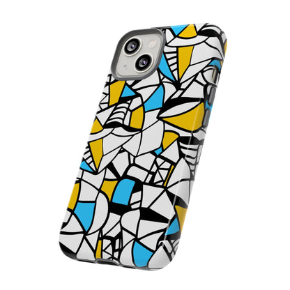 Abstract Graffiti: Tough Cases for iPhone, Galaxy and Pixel devices