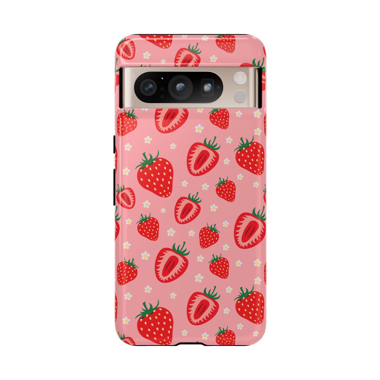 Berry Strawberry: Fruit-inspired phone case for iPhone, Samsung Galaxy and Google Pixel devices