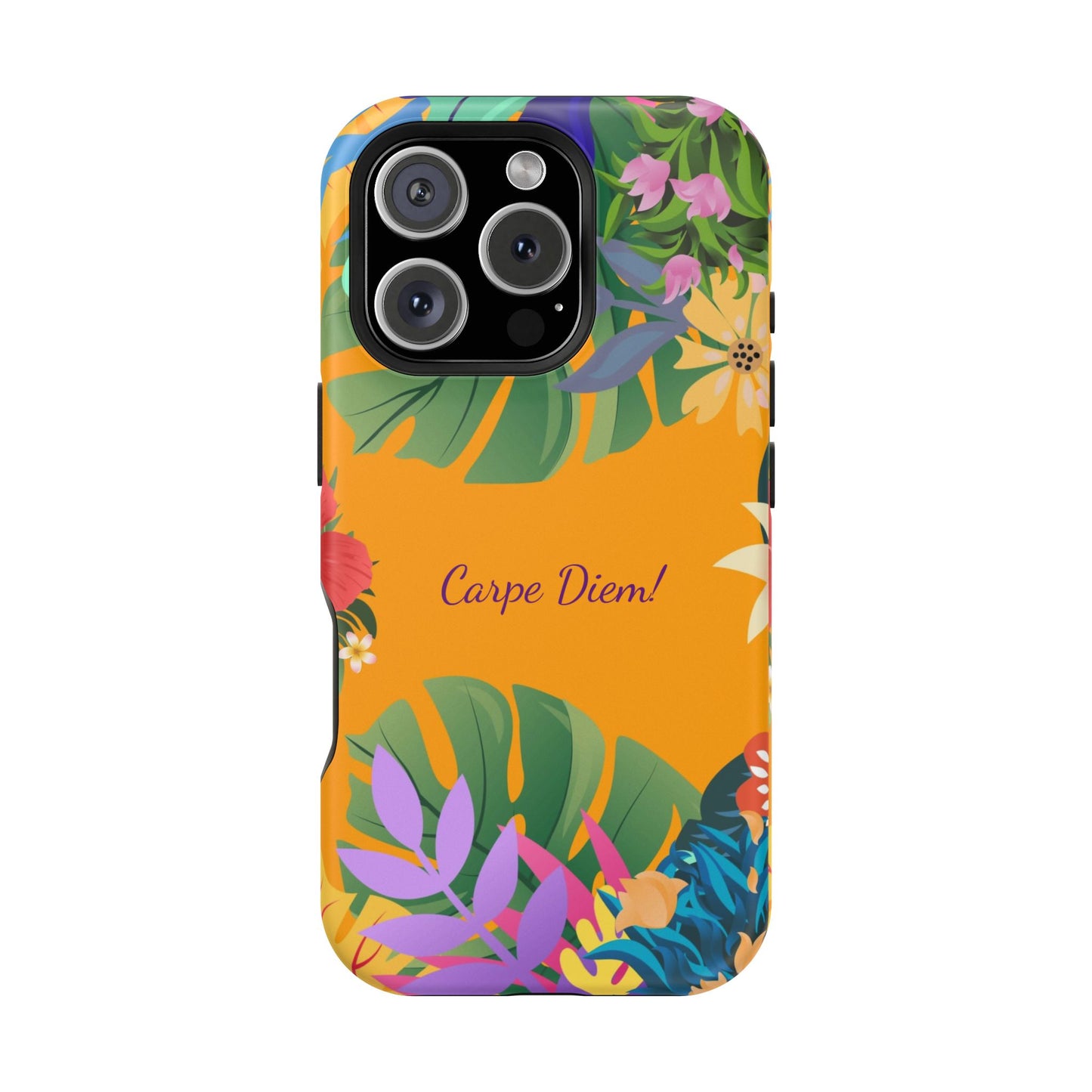 Carpe Diem: Colorful MagSafe Phone Case for iPhone