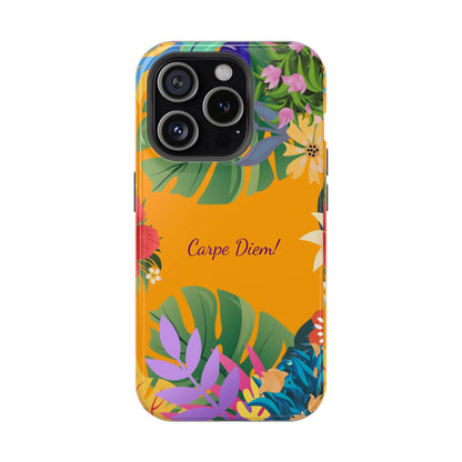 Carpe Diem: Colorful MagSafe Phone Case for iPhone