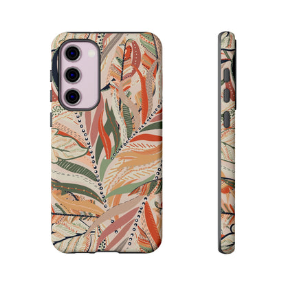 Terracotta Leaves Phone Case: Nature‑Inspired Art for iPhone, Samsung Galaxy and Google Pixel devices