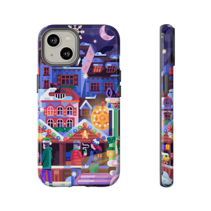 Christmas Fair in Old Town: Holiday-Themed case for iPhone, Samsung Galaxy and Google Pixel