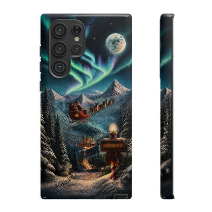 Santa Claus North Pole Adventure: Christmas Themed Phone Case for iPhone, Samsung Galaxy and Google Pixel devices
